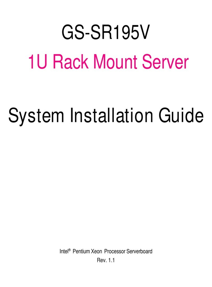Intel GS-SR195V User guide