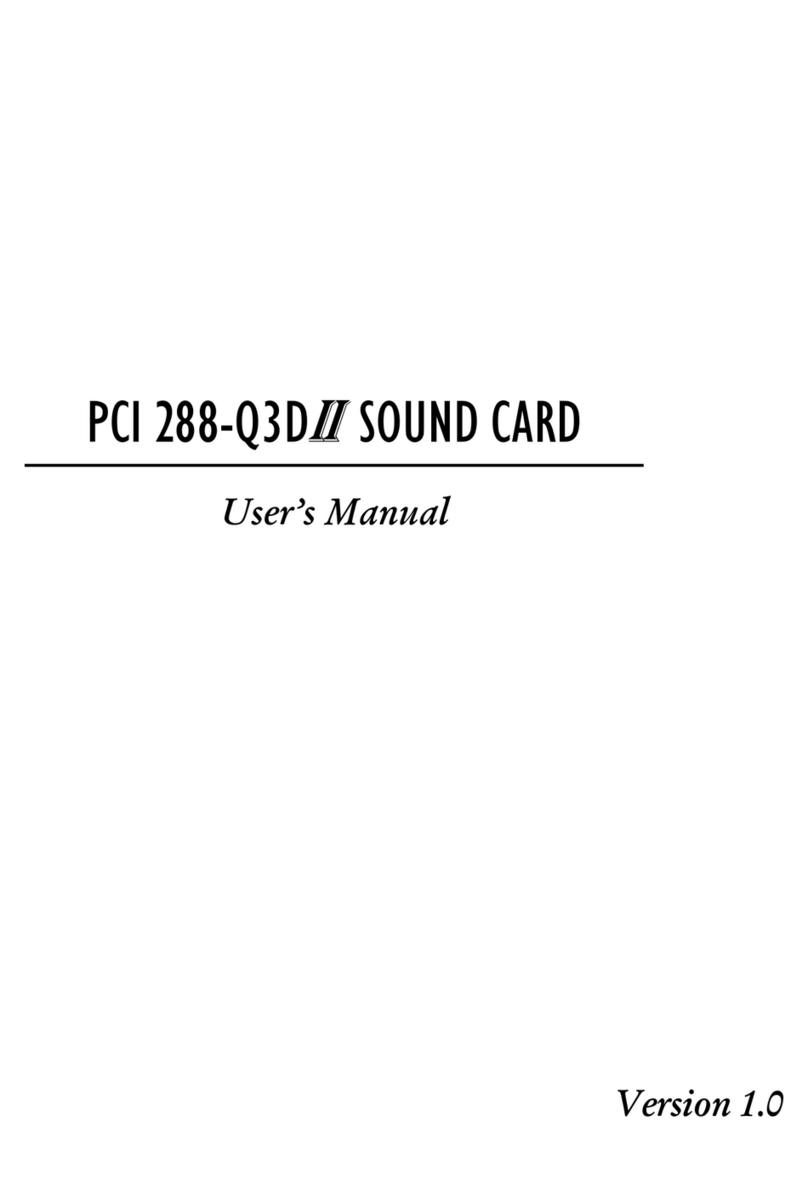 Aztech PCI288-Q3D II user manual