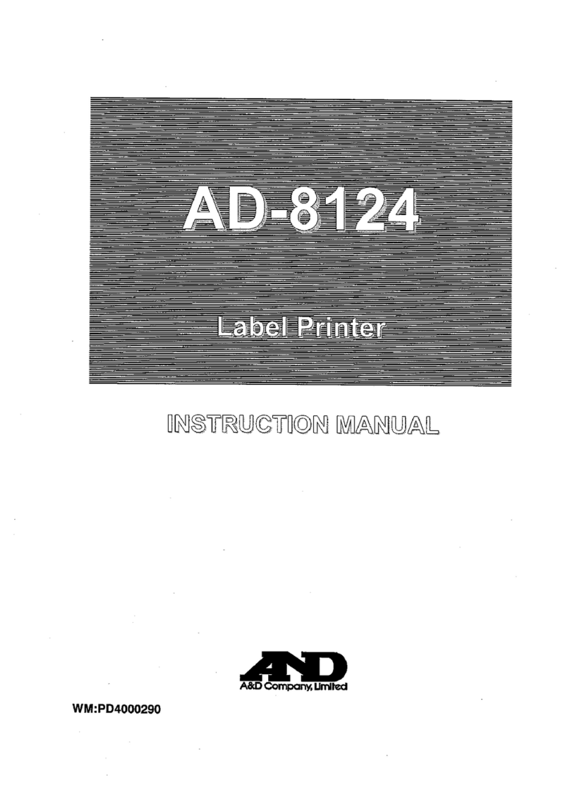 A&D AD-8124 User manual