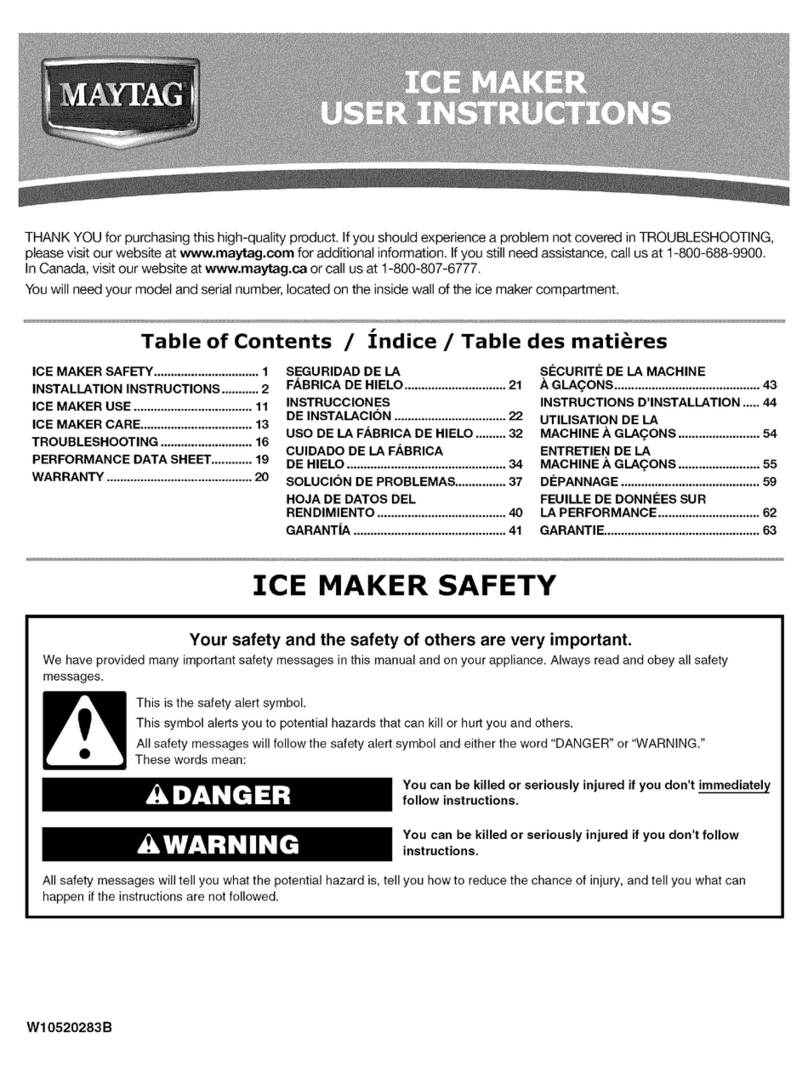 Maytag W10520283B User manual