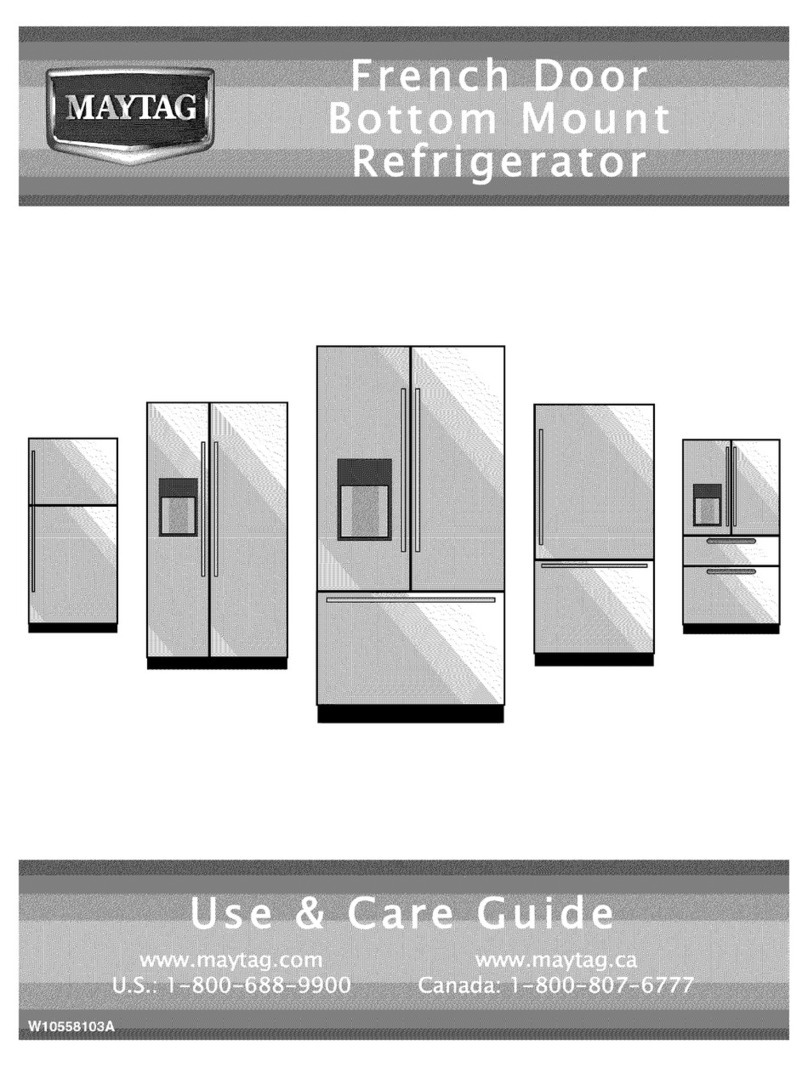 Maytag W10558103A User manual