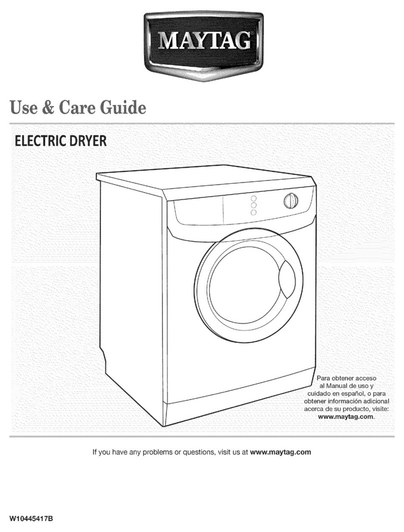 Maytag W10445417B Use & care guide
