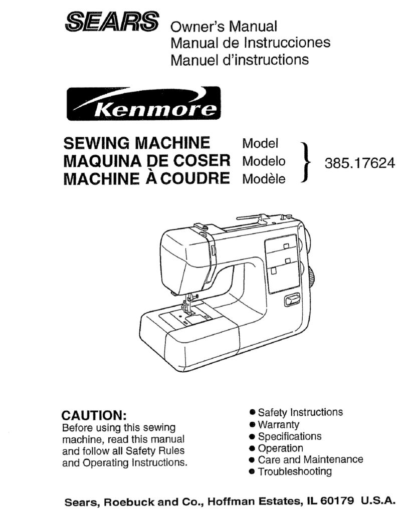 Kenmore 385.17624 owner's manual