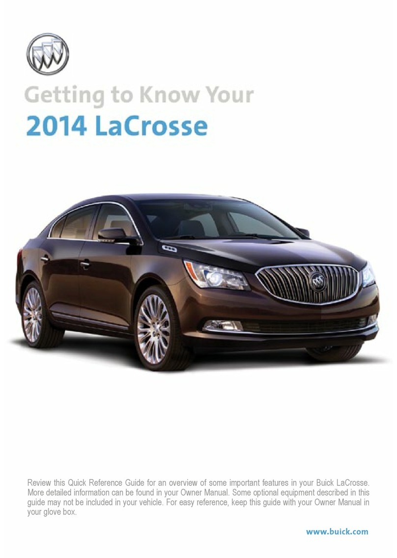 Buick 2014 LaCrosse User manual