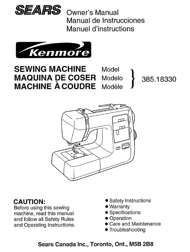 Kenmore 385.18330 owner's manual