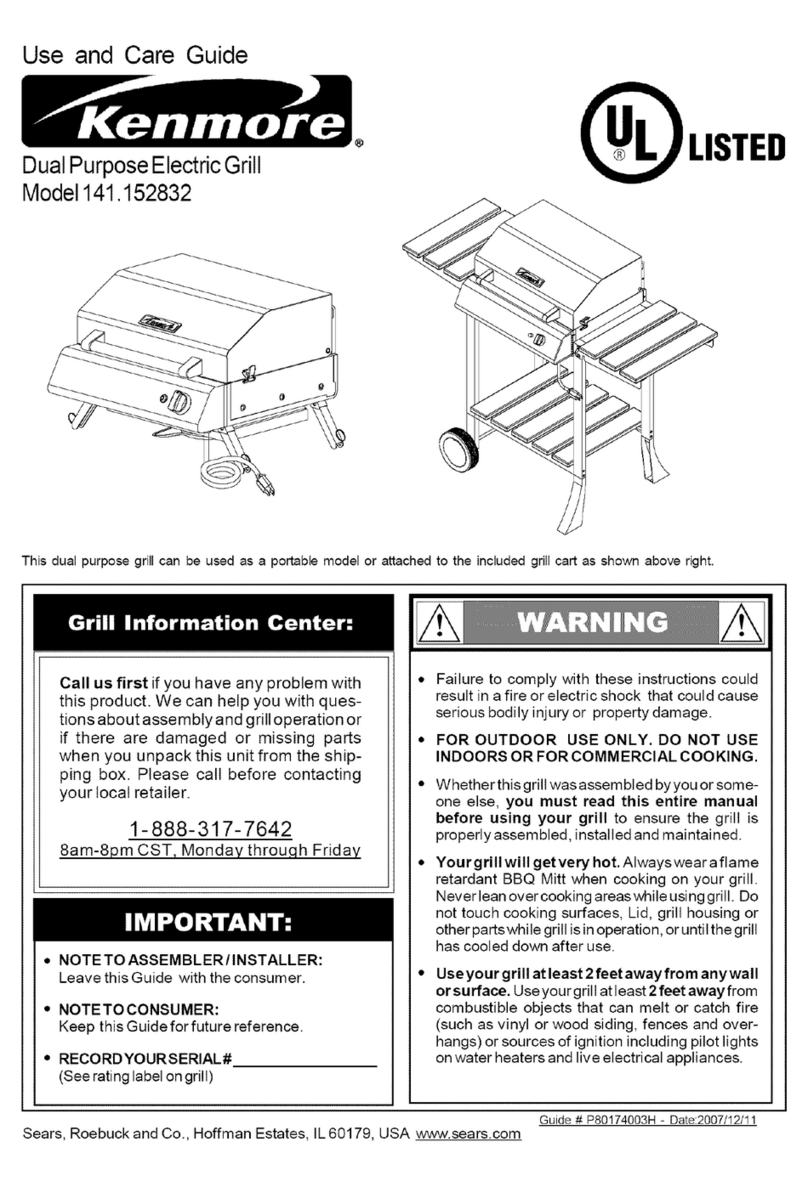 Kenmore 141.152832 Use and care guide