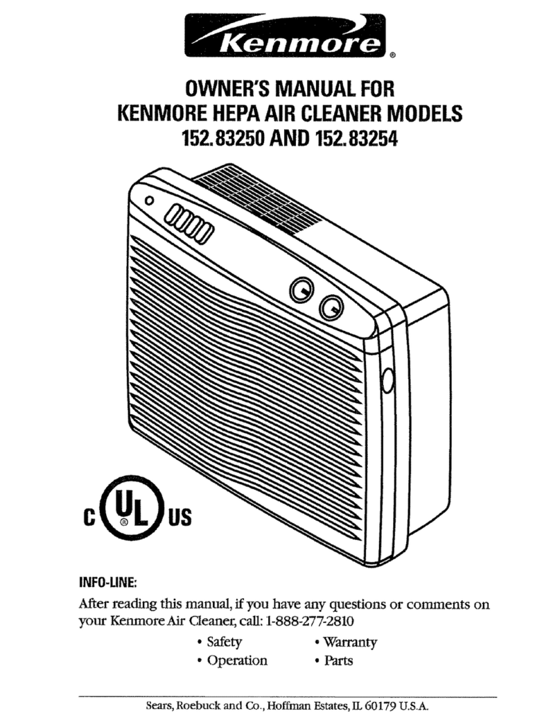 Kenmore Hepa 152.83250 User manual
