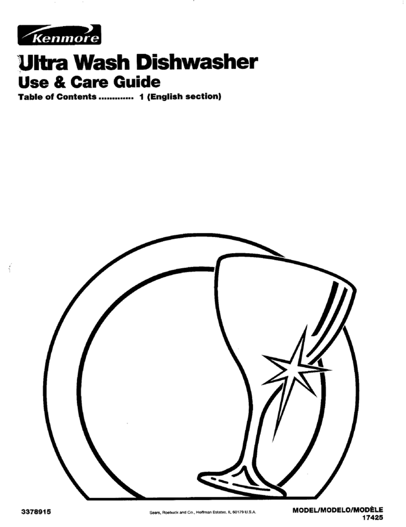 Kenmore 17425 User manual