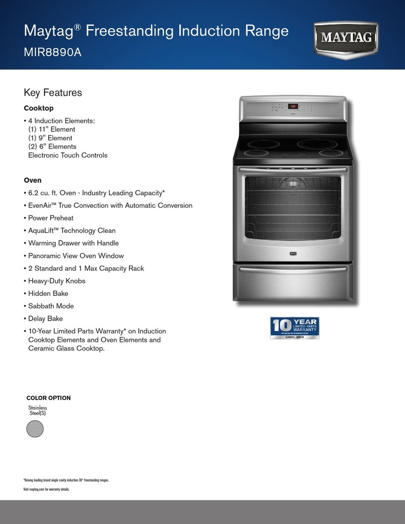 Maytag MIR8890a User manual
