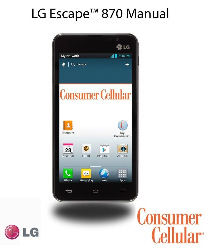 LG 870 User manual