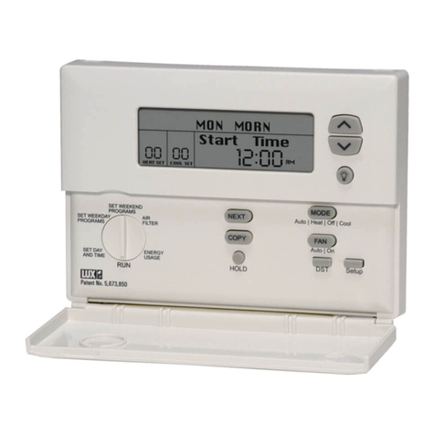 Lux Products LuxPro EVERYTHING'STAT PSP722E Installation and operating instructions