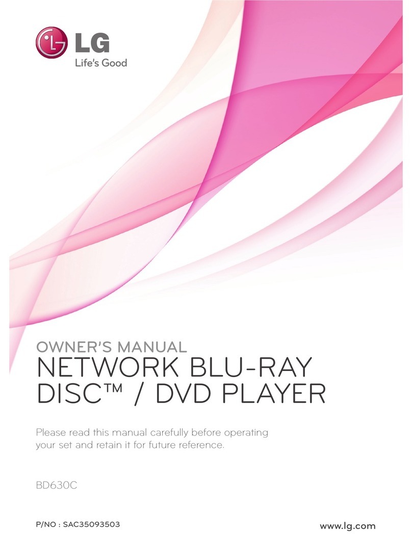 LG BD630C owner's manual