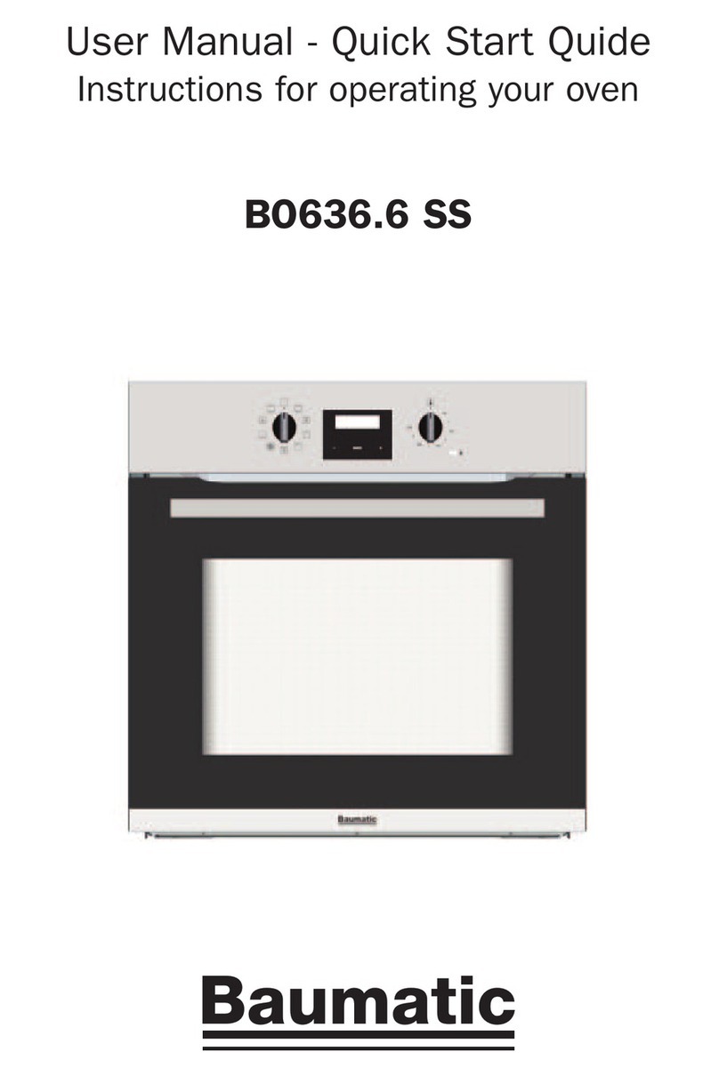 Baumatic BO636.6 SS User manual