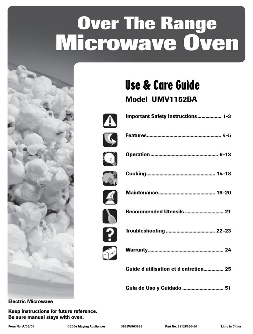 Maytag UMV1152BA Use & care guide