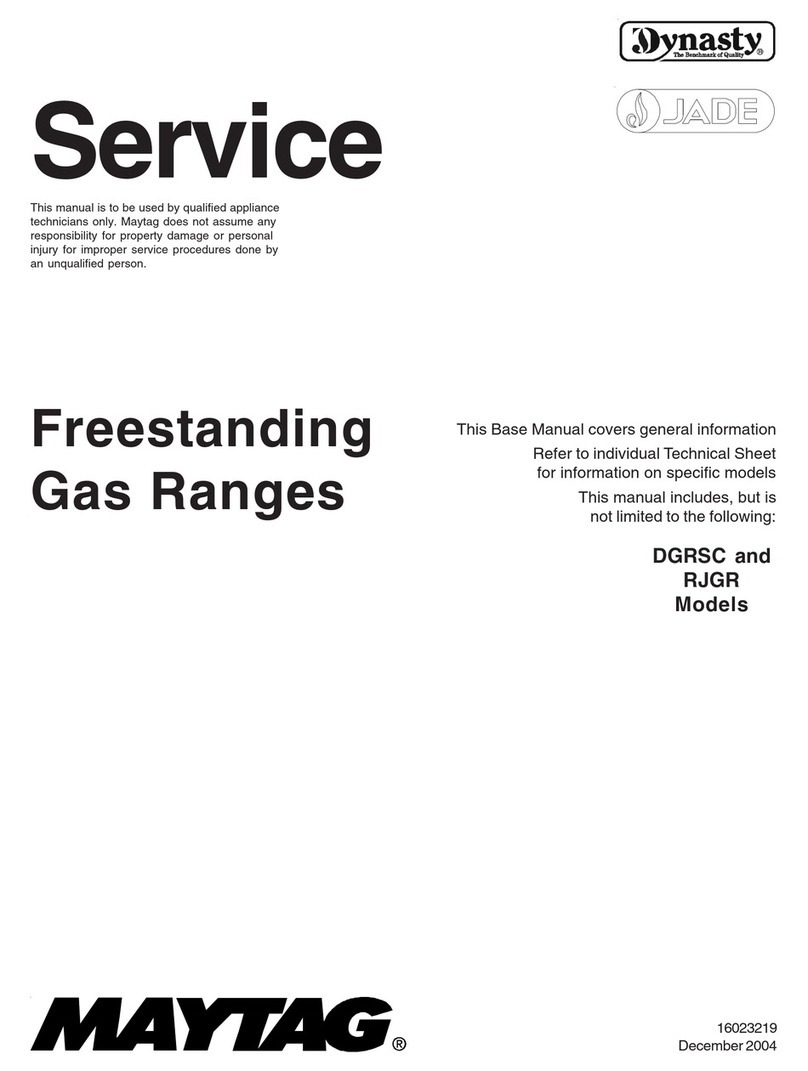 Maytag DGRSC User manual