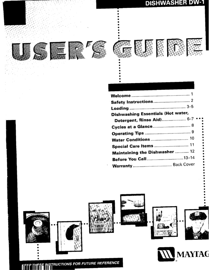 Maytag 9922 User manual Maytag 9922 User manual