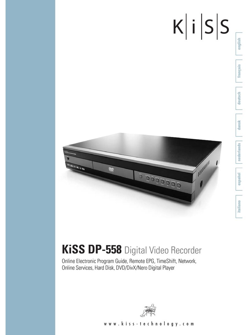 KiSS DP-558 user manual