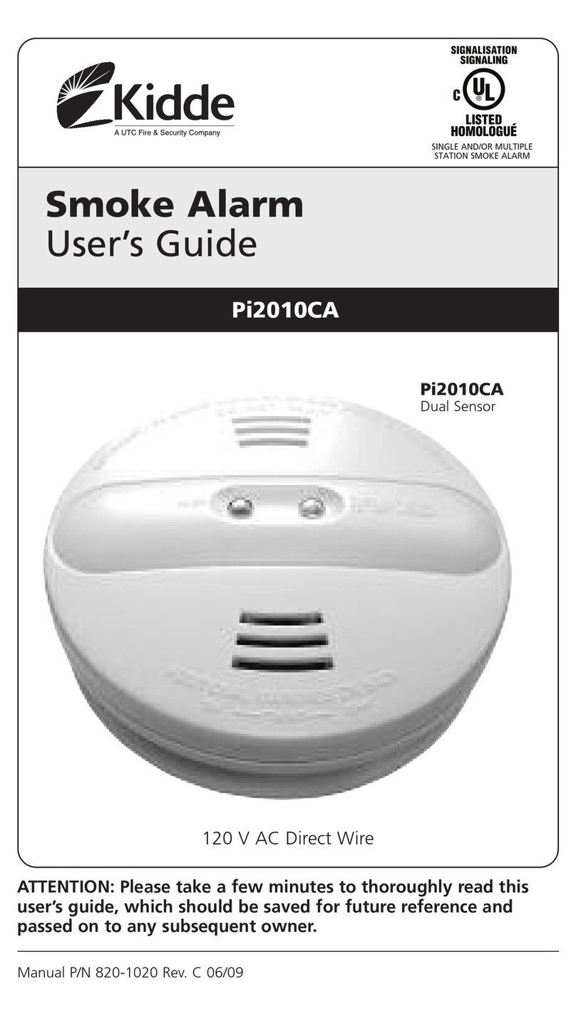 Kidde PI2010CA User manual Kidde PI2010CA User manual