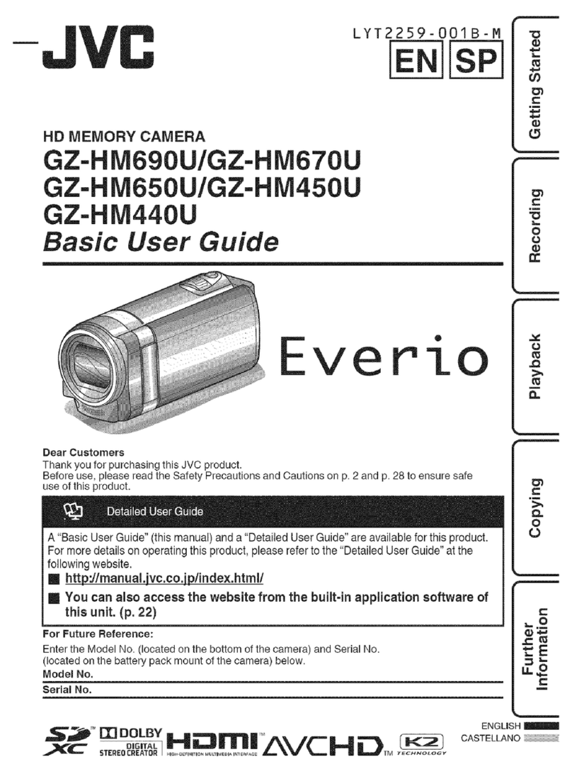JVC EVERIO GZ-HM690U User manual JVC EVERIO GZ-HM690U User manual