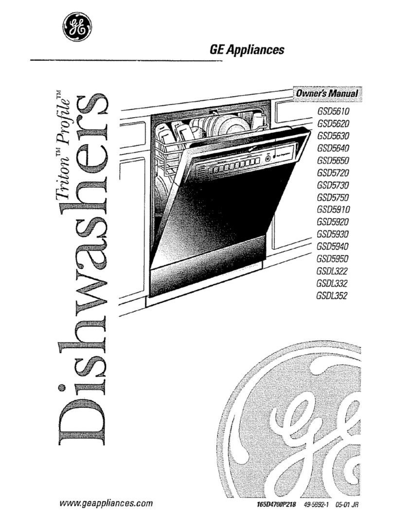 GE GSD5610D01AA User manual