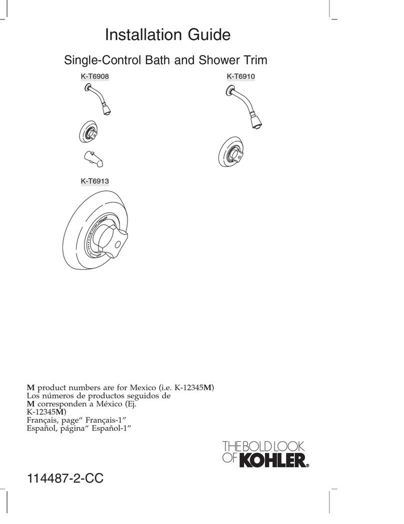 Kohler KT6908 installation guide