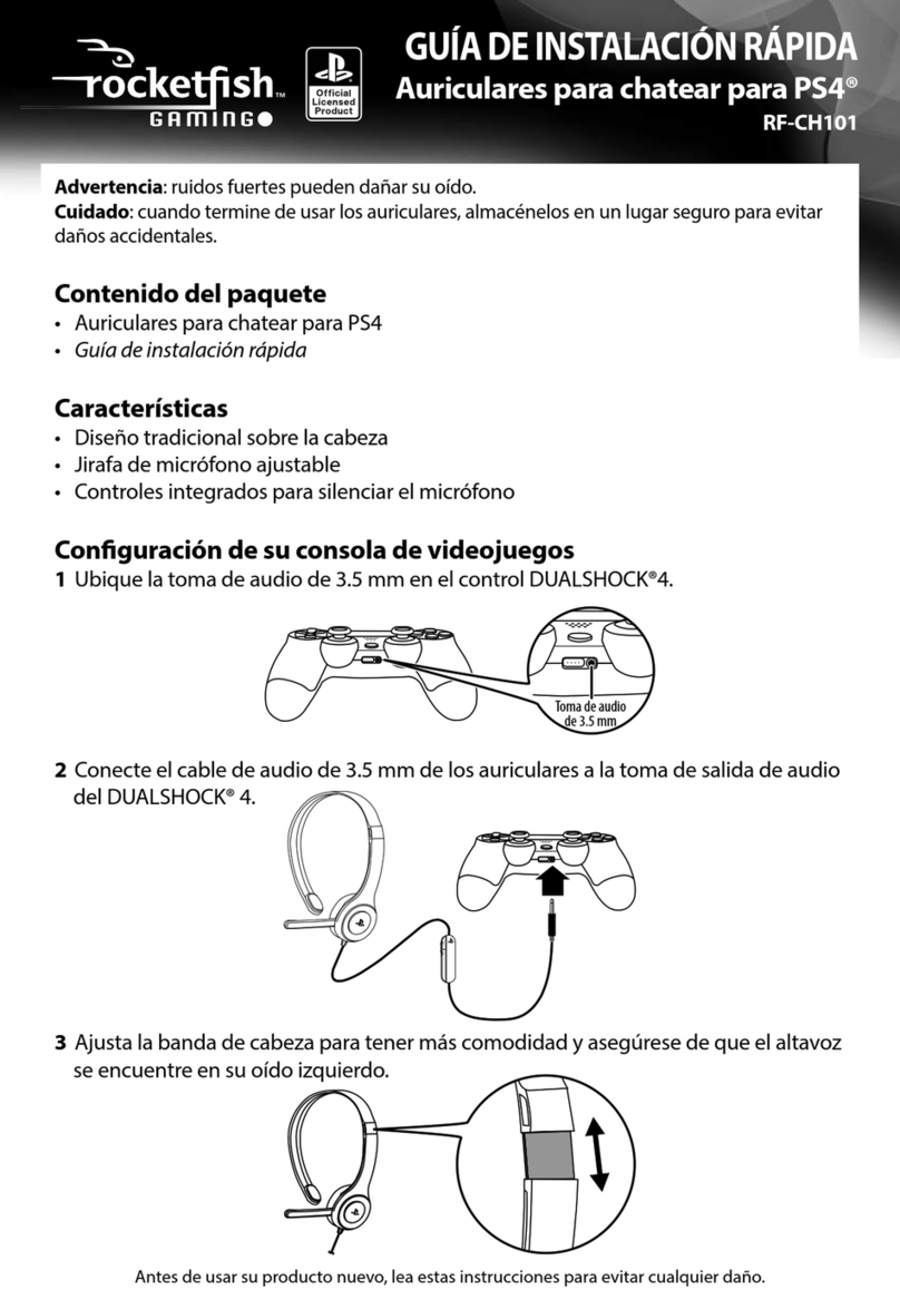 Rocket Fish RF-CH101 Parts list manual