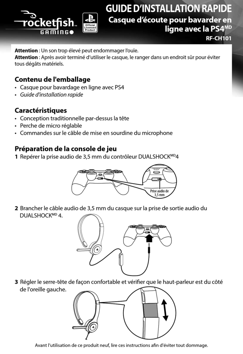 Rocket Fish RF-CH101 Installation and operation manual