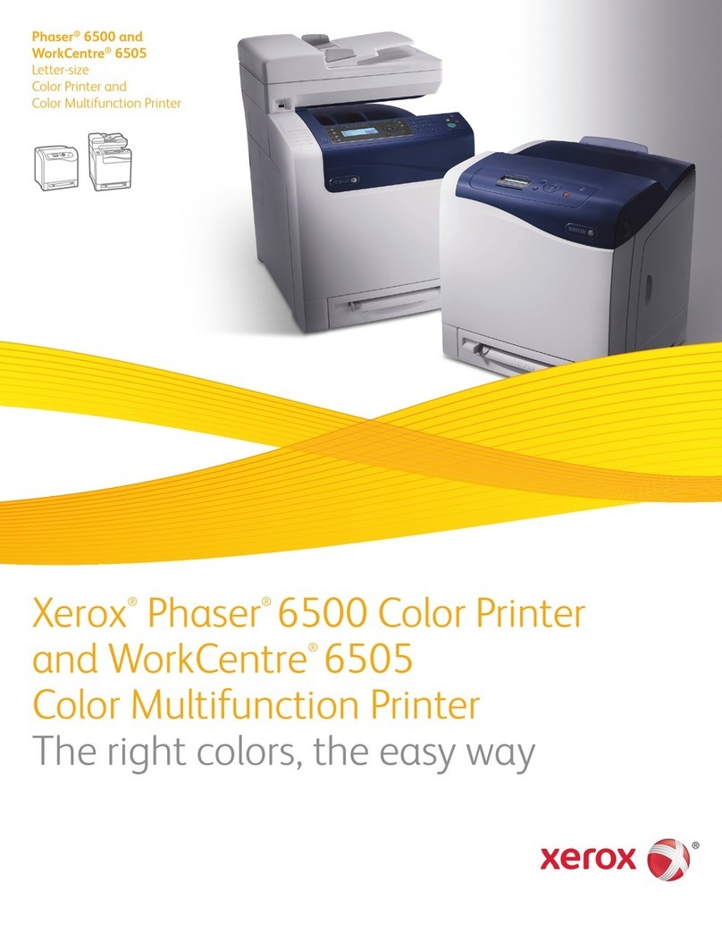 Xerox Phaser 6500 User manual