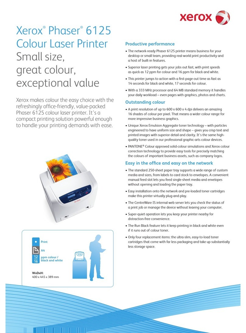 Xerox Phaser 6125 User manual