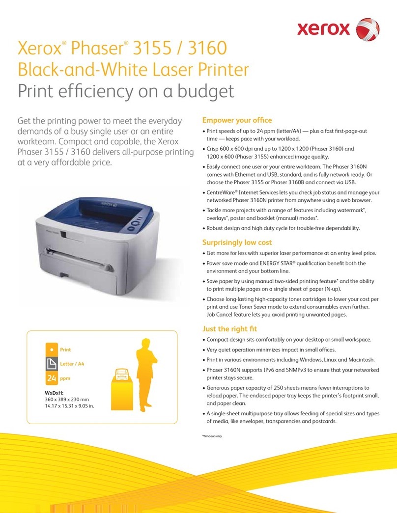 Xerox Phaser 3155 User manual