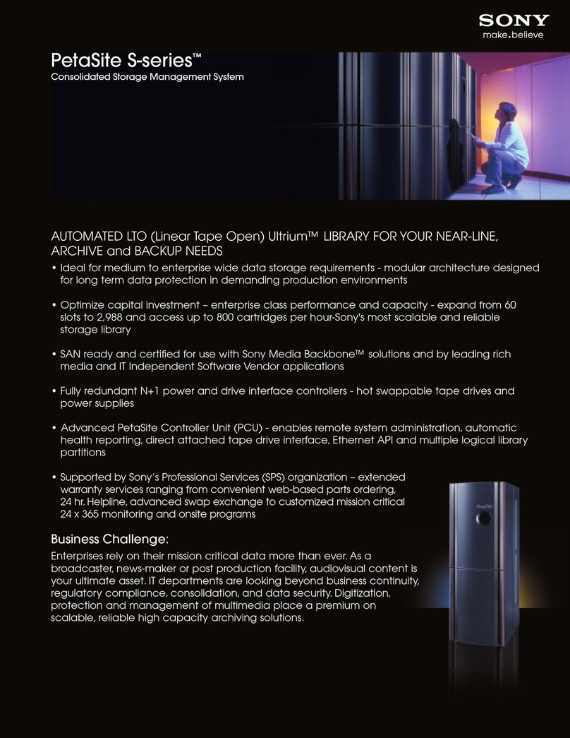 Sony CSM100B User manual