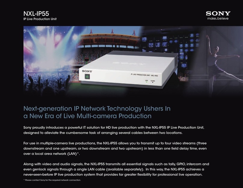 Sony NXL-IP55 Brochure & specs