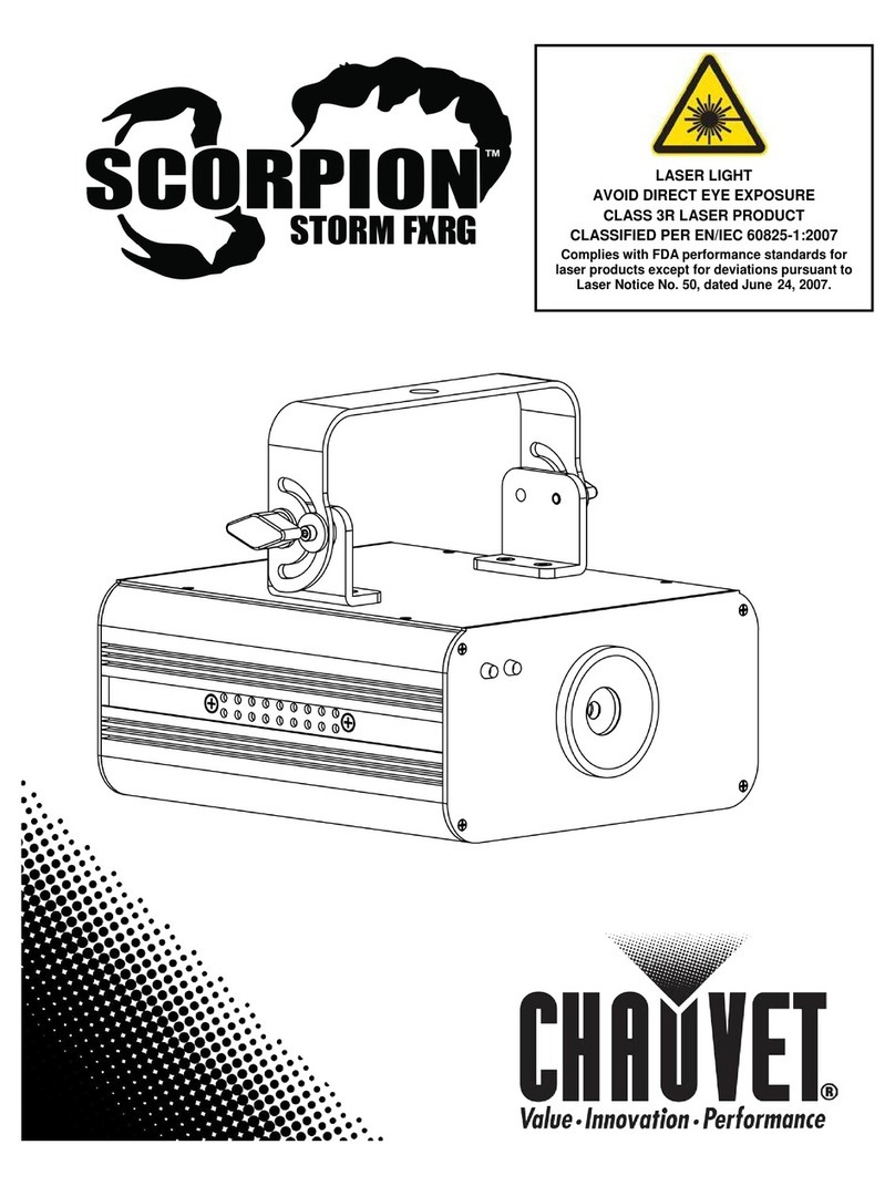 Chauvet Scorpion Storm FXRG user manual