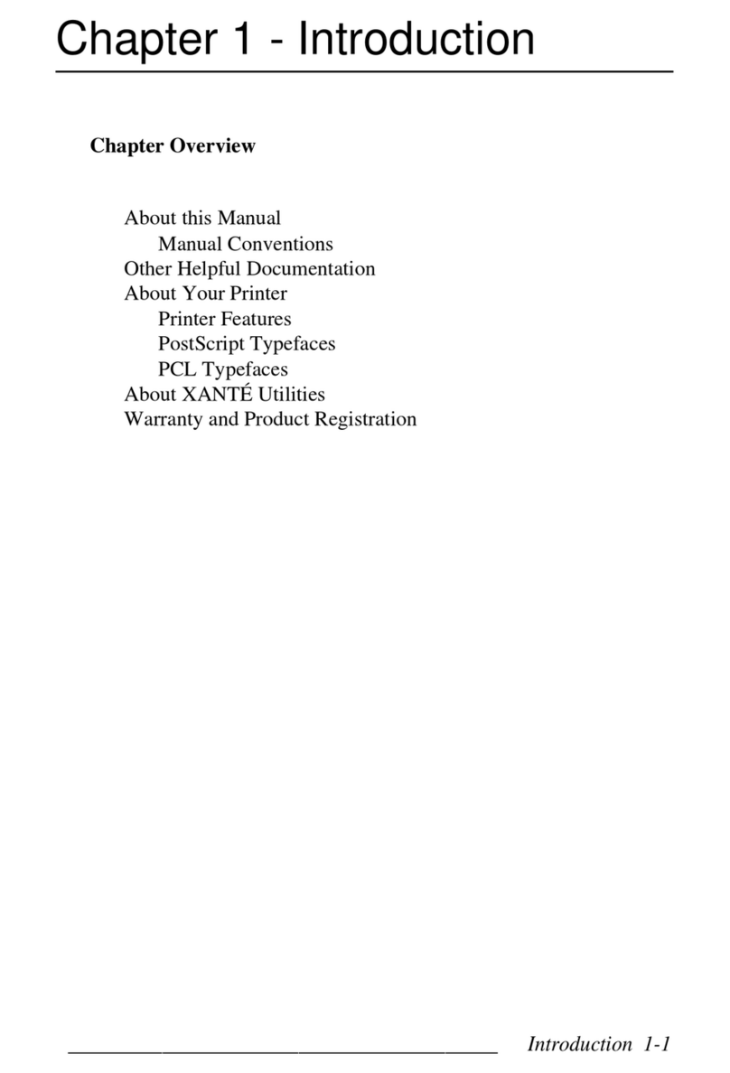 Xante Accel a Writer 812 User manual