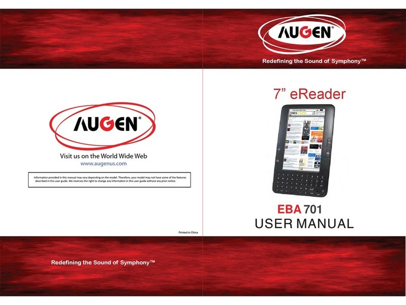 Augen EBA701 user manual