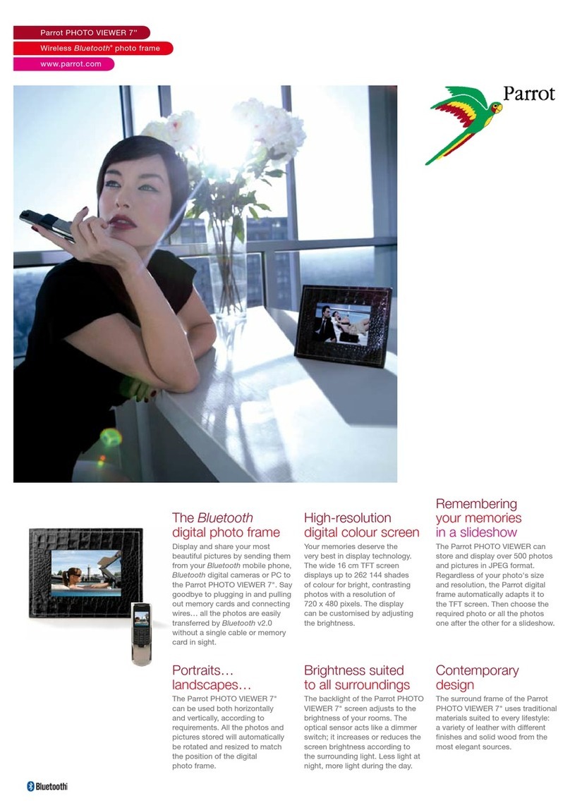 Parrot 7 User manual