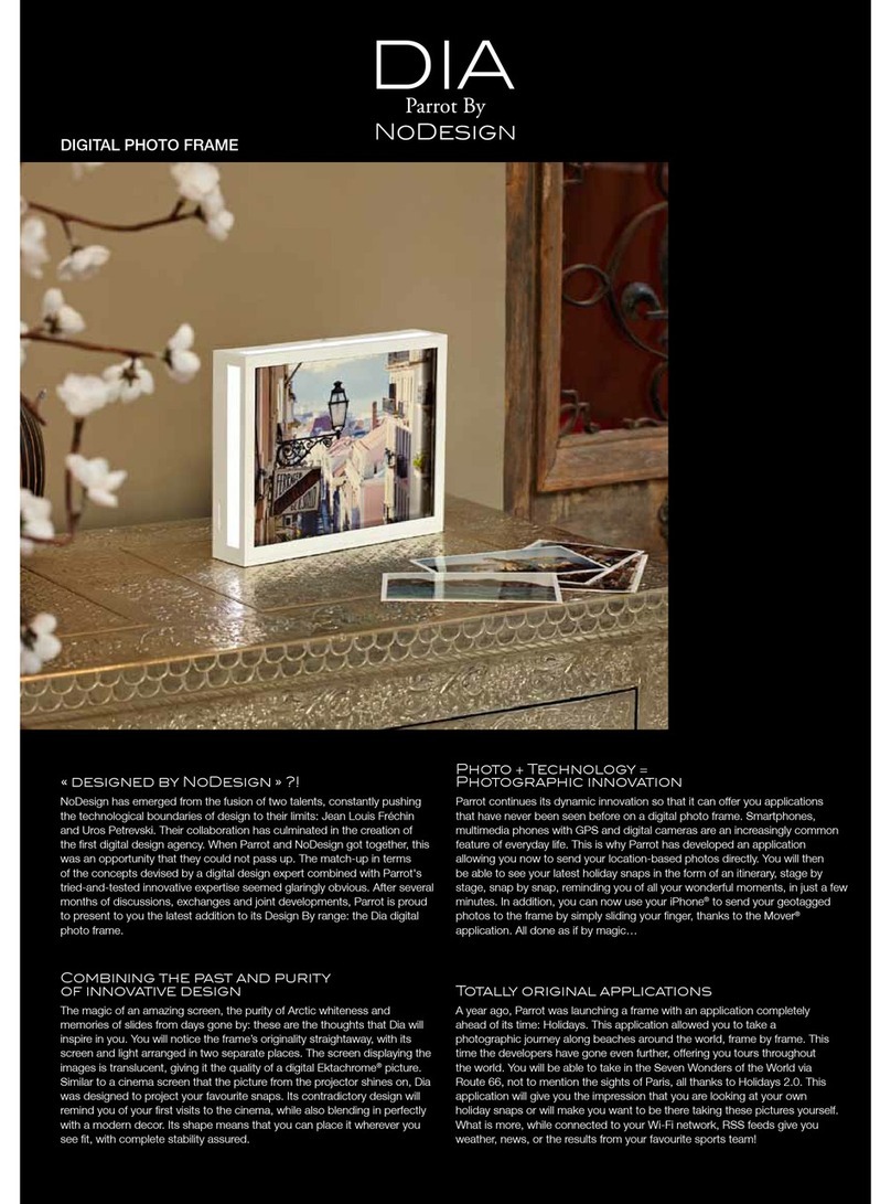 Parrot DIA Nodesign Owner's manual