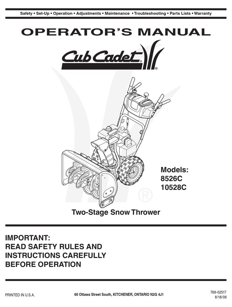 Cub Cadet 8526C User manual Cub Cadet 8526C User manual
