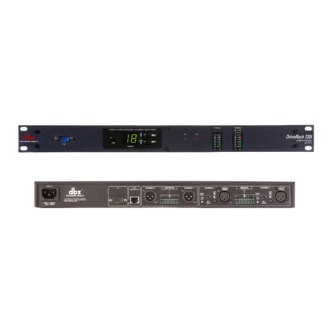 dbx DriveRack 220i User manual