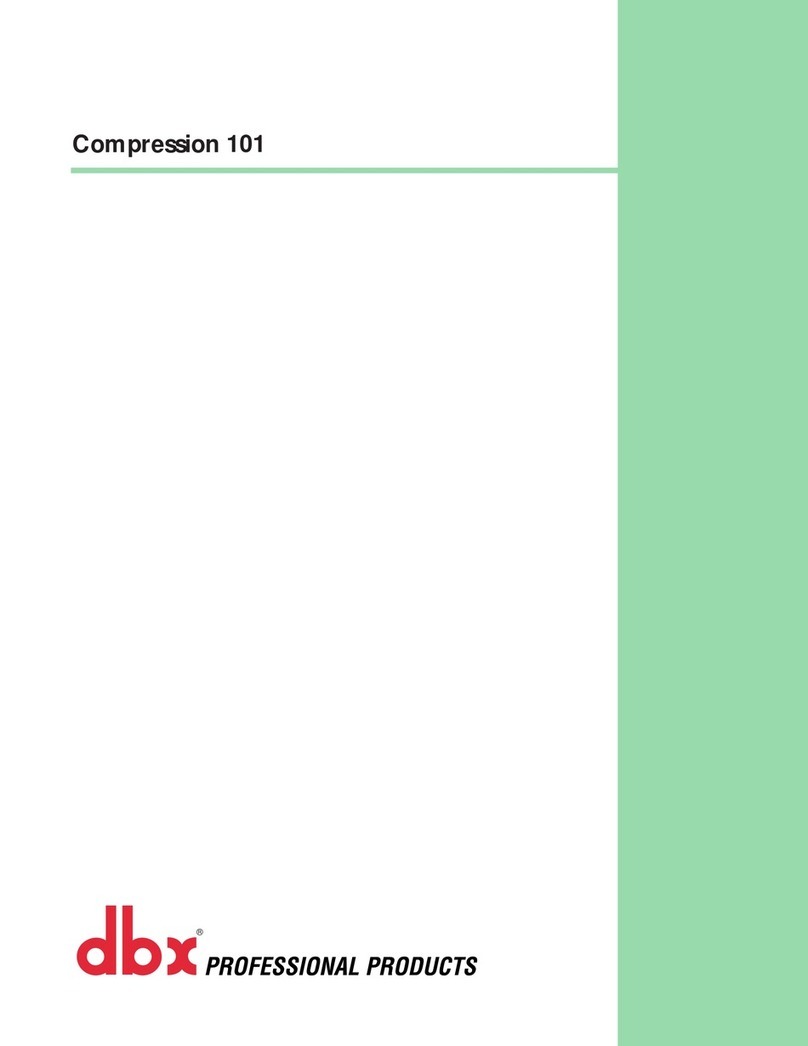 dbx Compression 101 User manual
