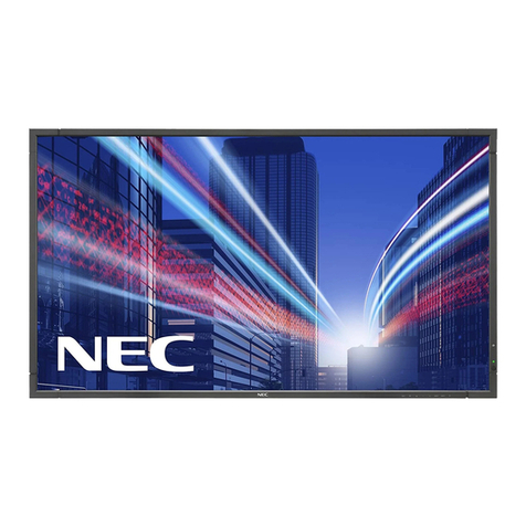 NEC MultiSync P403 User manual