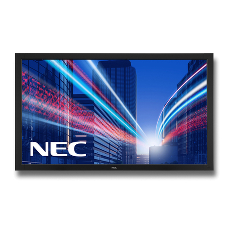 NEC MultiSync V652-TM User manual