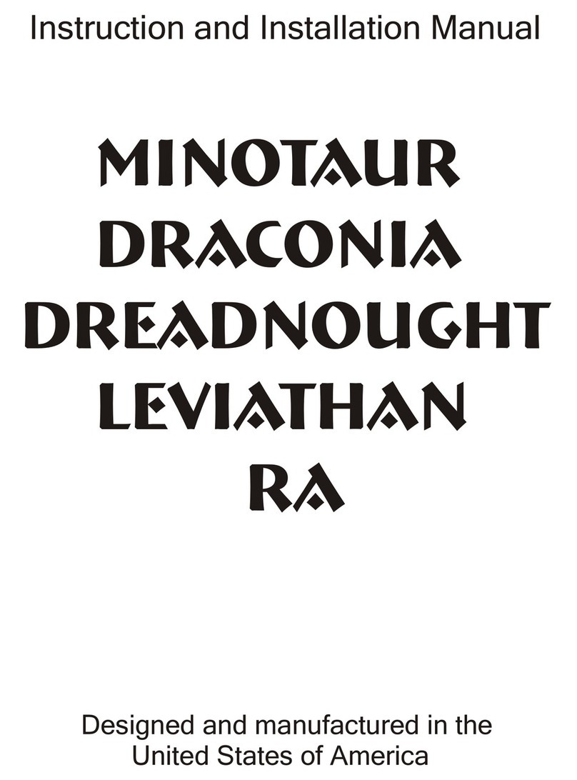 Zed Audio Draconia Instruction & installation manual