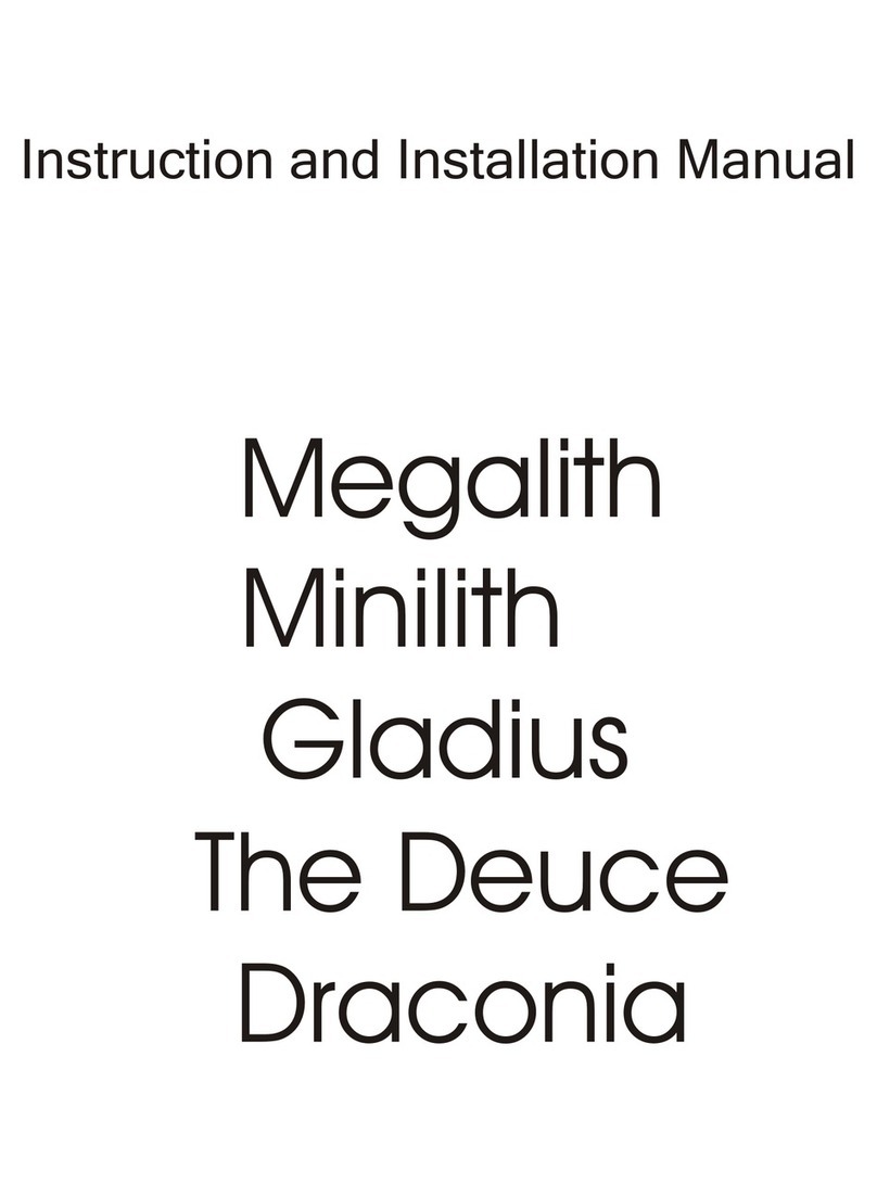 Zed Audio Draconia Instruction & installation manual Zed Audio Draconia Instruction & installation manual