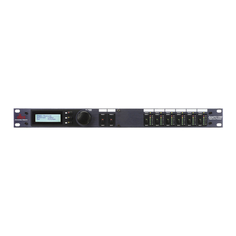 dbx Zone Pro 1260 User manual