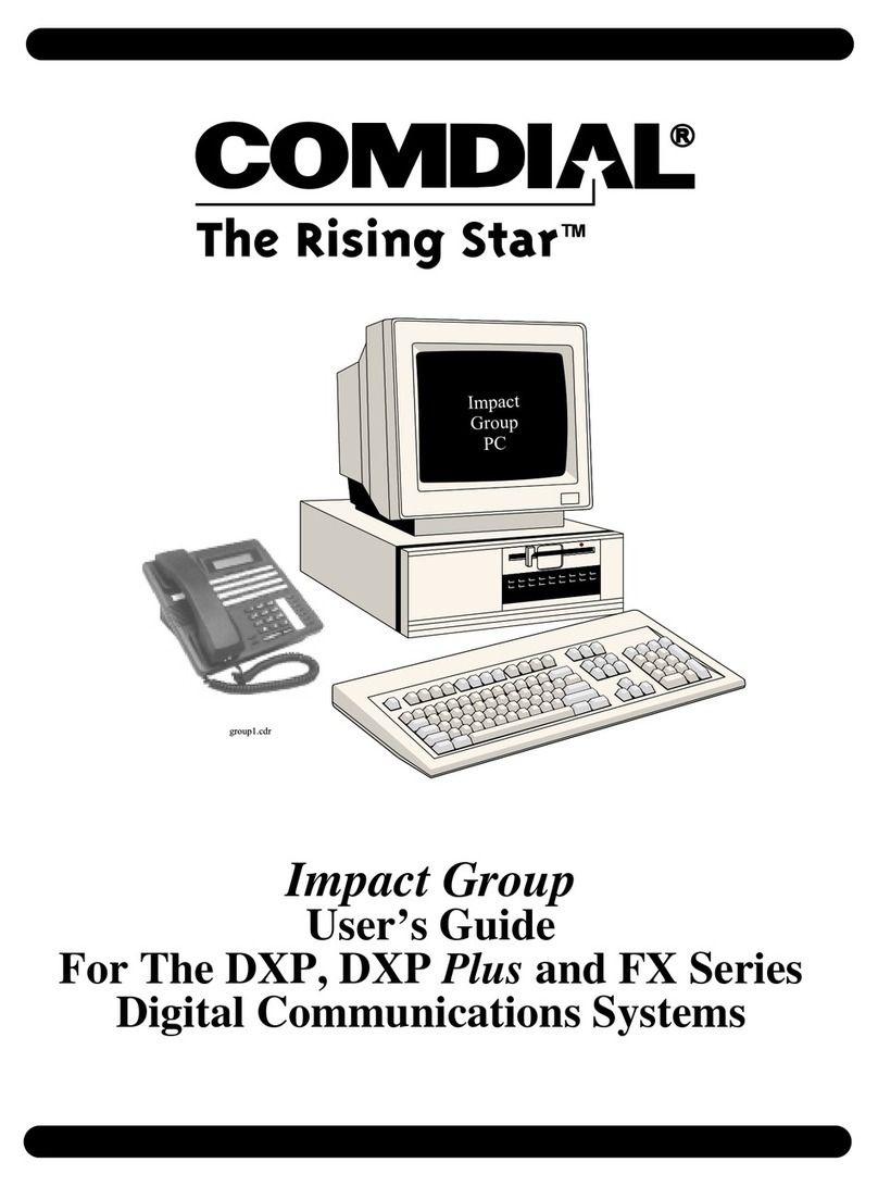 Comdial Digital Communications Systems user guide
