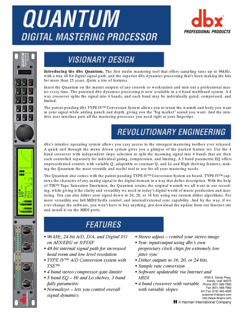 dbx QUANTUM manual&nbsp;