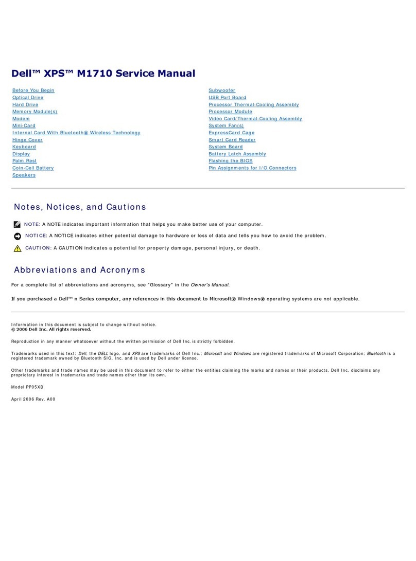 Dell XPS M1710 User manual