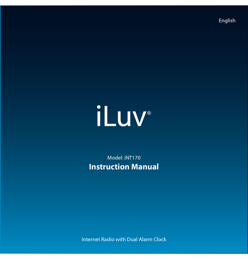 Iluv INT170 instruction manual