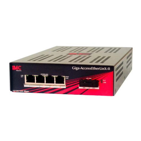 IMC Networks Giga-AcessEtherLinx-II User manual